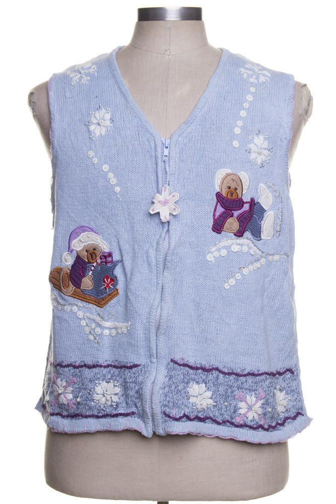 Blue Ugly Christmas Vest 41716