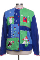 Blue Ugly Christmas Cardigan 41731
