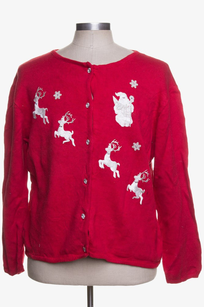 Red Ugly Christmas Cardigan 41735