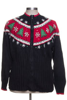 Black Ugly Christmas Cardigan 41775
