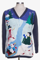 Blue Ugly Christmas Cardigan 41800