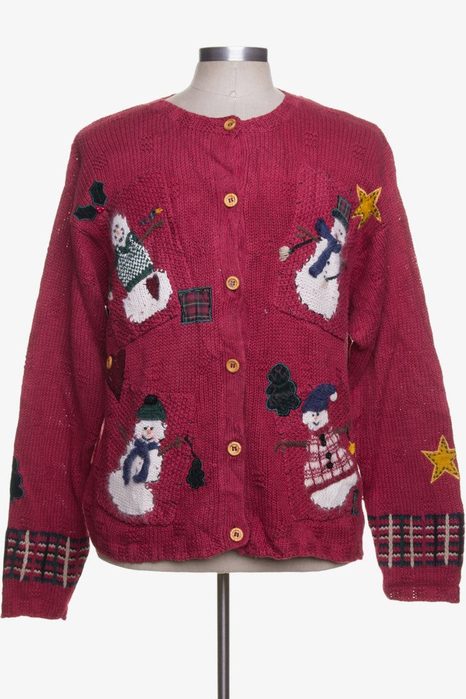 Red Ugly Christmas Cardigan 41801