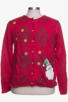 Red Ugly Christmas Cardigan 41815
