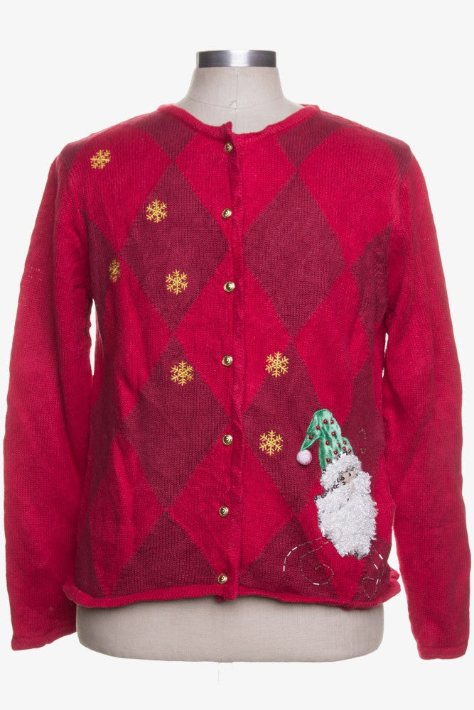 Red Ugly Christmas Cardigan 41815