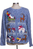 Blue Ugly Christmas Cardigan 41842