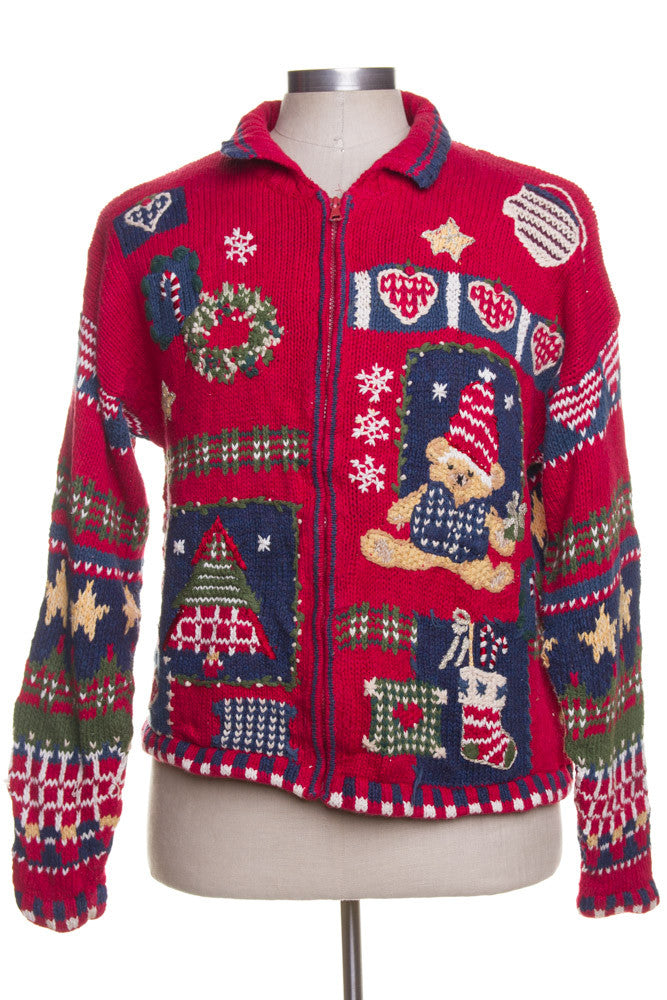 Red Ugly Christmas Cardigan 41869