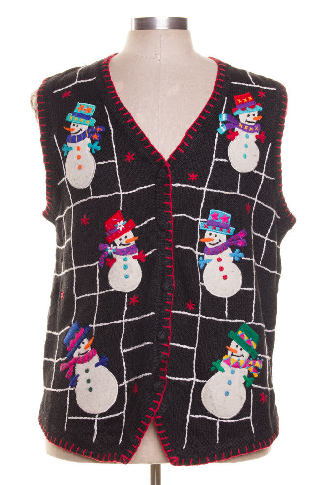 Black Ugly Christmas Vest 41919