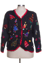 Black Ugly Christmas Cardigan 41981