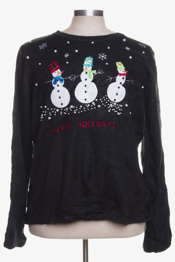 Black Ugly Christmas Pullover 41984