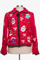 Red Ugly Christmas Cardigan 42009