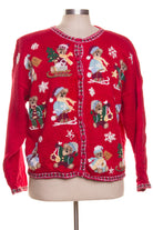 Red Ugly Christmas Cardigan 42015