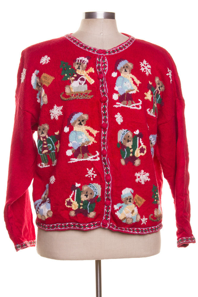 Red Ugly Christmas Cardigan 42015