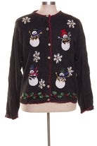Black Ugly Christmas Cardigan 42037