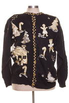Black Ugly Christmas Cardigan 42043
