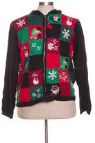 Black Ugly Christmas Cardigan 42045