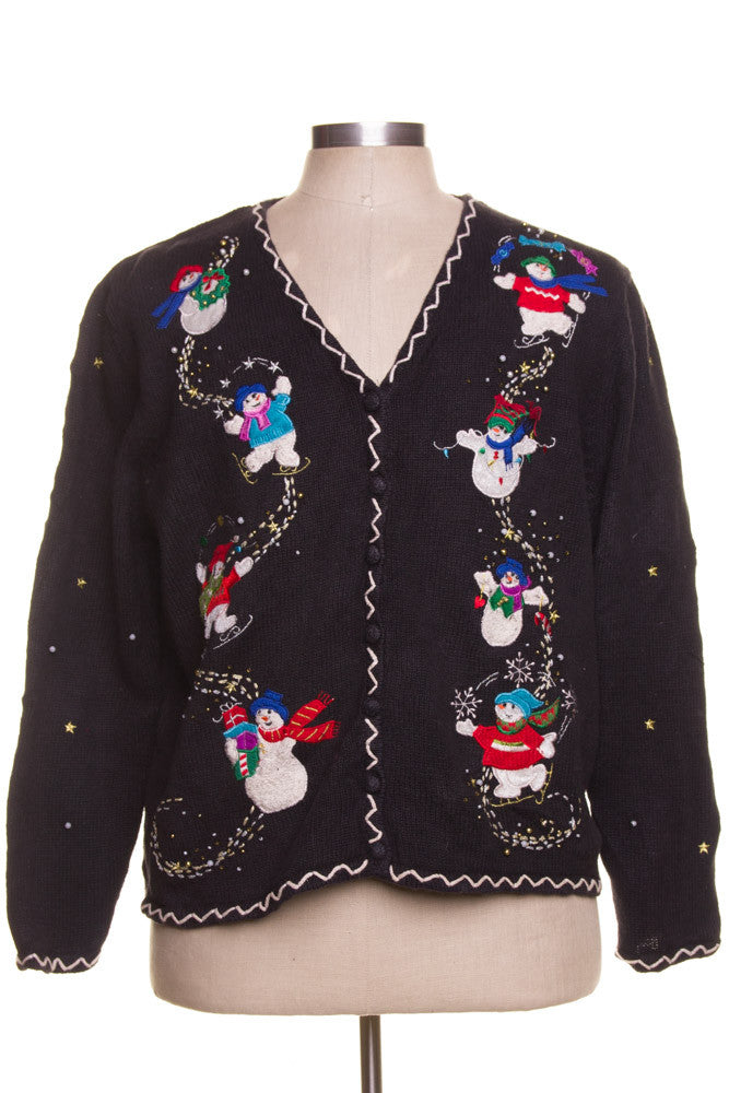 Black Ugly Christmas Cardigan 42157