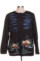 Black Ugly Christmas Cardigan 42164
