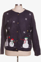 Black Ugly Christmas Cardigan 42173