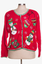 Red Ugly Christmas Cardigan 42183