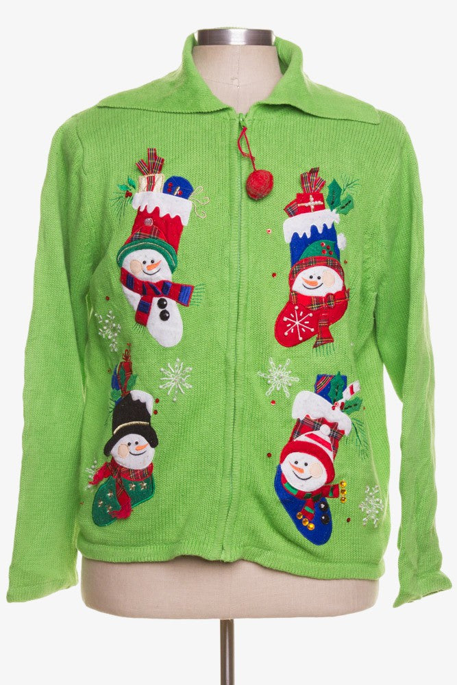 Green Ugly Christmas Cardigan 42219
