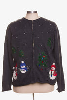 Black Ugly Christmas Cardigan 42273