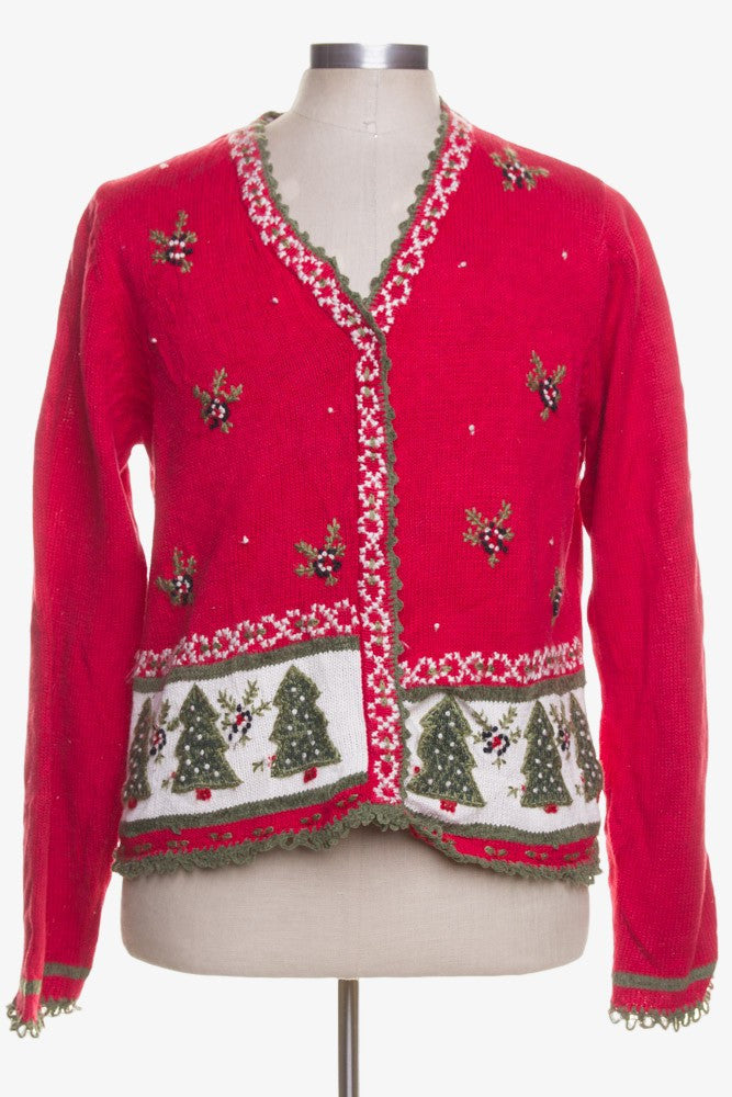 Red Ugly Christmas Cardigan 42310