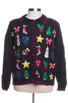 Black Ugly Christmas Cardigan 42344
