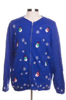 Blue Ugly Christmas Cardigan 42386
