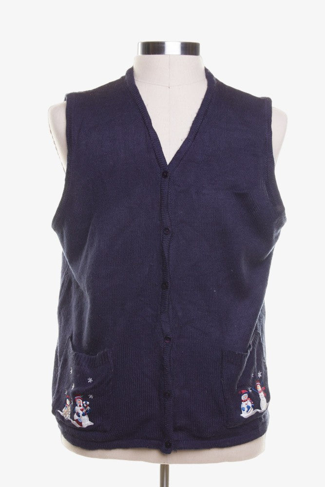 Blue Ugly Christmas Vest 42452