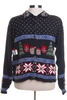 Black Ugly Christmas Cardigan 42527