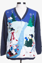 Blue Ugly Christmas Cardigan 42665