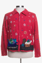 Red Ugly Christmas Cardigan 42724