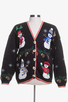 Black Ugly Christmas Cardigan 42734