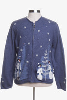 Blue Ugly Christmas Cardigan 42762