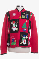 Red Ugly Christmas Cardigan 42770