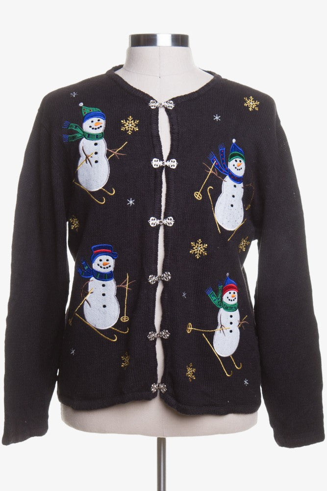 Black Ugly Christmas Cardigan 42787
