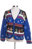 Blue Ugly Christmas Cardigan 42790