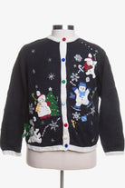 Black Ugly Christmas Cardigan 42791