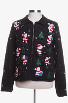 Black Ugly Christmas Cardigan 42812