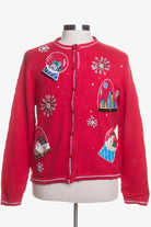 Red Ugly Christmas Cardigan 42823