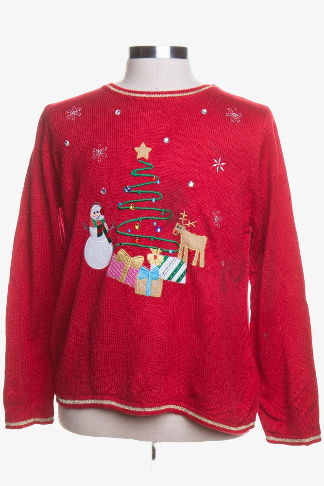 Red Ugly Christmas Pullover 42844