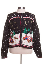 Black Ugly Christmas Cardigan 42897