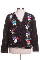 Black Ugly Christmas Cardigan 42919