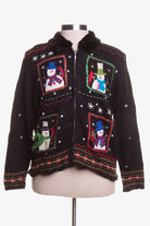 Black Ugly Christmas Cardigan 42947