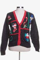 Black Ugly Christmas Cardigan 42972
