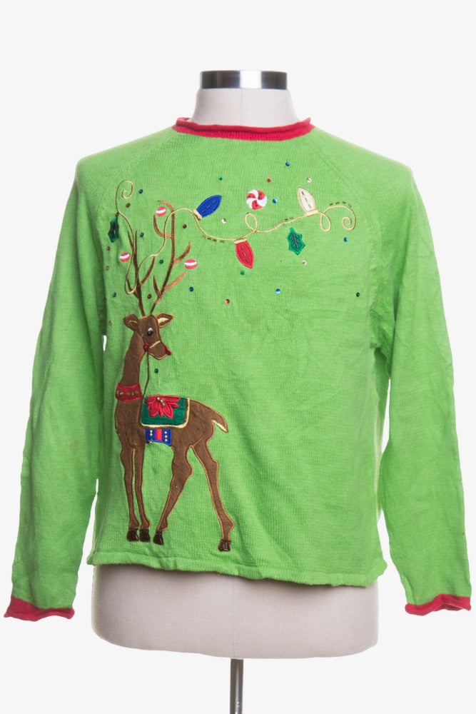 Green Ugly Christmas Pullover 42978
