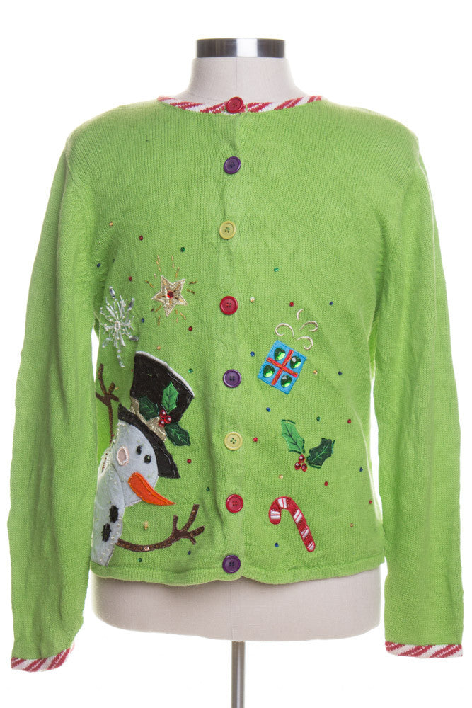Green Ugly Christmas Cardigan 43142