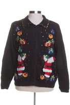 Black Ugly Christmas Cardigan 43157
