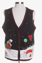Black Ugly Christmas Vest 43160
