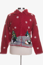 Red Ugly Christmas Cardigan 43189